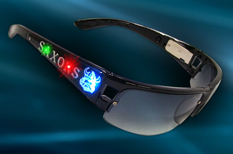 custom led glasses