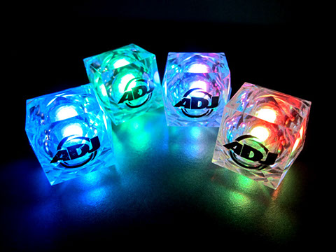 Light Up LED Ice Cubes with Custom Printing
