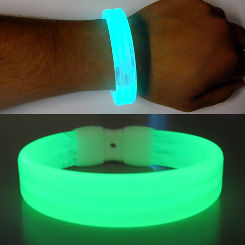 Get Custom Printed Glow In The Dark Wristbands & Bracelets